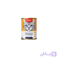 کنسرو گربه ونپی مرغ و خرچنگ (Wanpy Cat Chicken & Crab) پته‌ای 375 گرمی