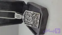 گردنبند شوالیه استیل رنگ ثابت
