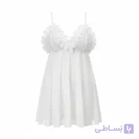 لباس خواب گل‌دار | مشکی، سفید و قرم