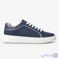 کفش ساده نیمه رسمی ونس زارا / سرمه ای سفید / کد 4054