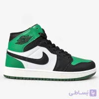 کتونی نایک جردن وان ساقدار / رنگ سبز سفید مشکی / کد 2561
