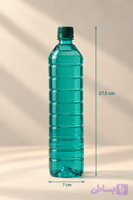بطری 1000 سی سی طرح چهارگوش‌ 8 خط
