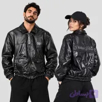 جکت چرم اسپرت مدل Philipp Plein کد 26G0377 مشکی