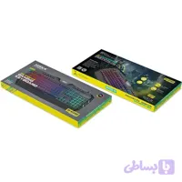 کیبورد گیمینگ هیسکا مدل HX-KEG400 با سیم RGB