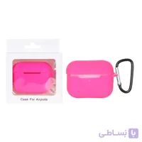 کاور محافظ سیلیکونی پاک کنی مدل 3 Apple Airpods Pro – صورتی فانتزی (ضخیم)