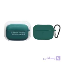کاور ایرپاد سیلیکونی اورجینال Apple Airpods Pro 2 – سبز  روشن کد 4