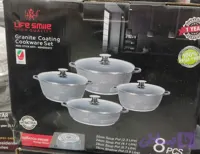 سرویس قابلمه لایف اسمایل P7 گرانیت 8پارچه