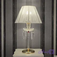 آباژور رومیزی مدل کهربا سفید کد CR-001