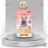 بستنی گربه نوبی مدل مالت و تن و سالمون Nobby LICKY Malt & Tuna & Salmon بسته ۵ عددی