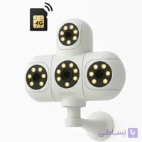 دوربین 4 لنز چرخشی 6 موتوره سیمکارتی 16 مگاپیکسل لینک پلاس