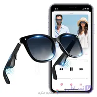 هدست بلوتوثی طرح عینک دودی Smart Glasses مدل SGM2306II
