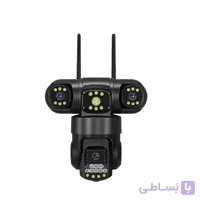 دوربین چرخشی سه موتوره سه لنز سیمکارتی 4G لینک پلاس مدل S388-V