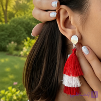 گوشواره نخی مدل کالیسا