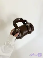 کیف مینی بگ دخترانه جنس چرم صابونی گندم
