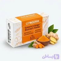 صابون شستشو سیتودرم مدل زردچوبه و زنجبیل وزن 100 گرم