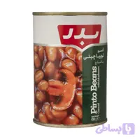 کنسرو لوبیا چیتی با قارچ 430 گرم بدر