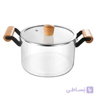قابلمه پیرکس مدل شیشه ای 4.5L سایز