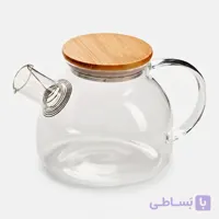 قوری پیرکس درب بامبو 1 لیتری