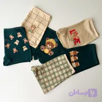 شورت پادار Seven Day طرح تدی سبز (نخ پنبه ضد حساسیت و آنتی باکتریال سایز L تا XXL)