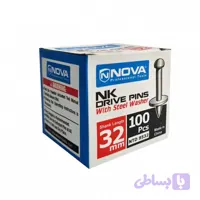 میخ و چاشنی بتن نووا مدل 9532 سایز 32 میلیمتر بسته 100 عددی