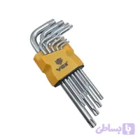 آچار آلن ستاره ای یلو مدل 9PCS مجموعه 9 عددی