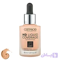 کرم پودر کاتریس سری HD مدل Liquid Coverage شماره 020