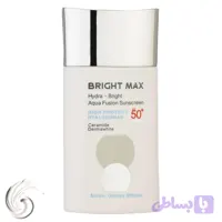 فلوئید ضدآفتاب بی‌رنگ برایت مکس SPF50 مدل هیدرابرایت ‌مناسب انواع پوست، حجم 50 میلی‌لیتر