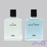 ست ادو تویلت مردانه زارا مدل BLUE SPIRIT - SILVER با رایحه خنک حجم 100 میلی لیتر مجموعه 2 عددی