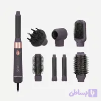 سشوار برس‌دار حالت‌دهنده انزو پروفیشینال مدل 4133 با توان 1500 وات، موتور BLDC، تنظیمات دما دو حالته، تنظیم سرعت سه سرعته، خشک‌کنندگی قوی، حجم‌دهندگی، کاهش وز مو، مناسب آرایشگاهی و خانگی