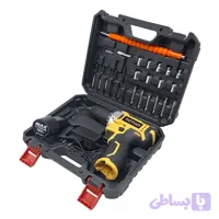 مجموعه 28 عددی دریل پیچ‌گوشتی شارژی صنعتی 10 میلی‌متری 18 ولت تات ناد مدل 18VF/LITHIUM کد 19