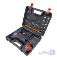 دریل چکشی شارژی صنعتی 10 میلی متری 12 ولت اکتیو مدل 10mm کد 33 مجموعه 28 عددی