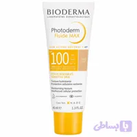 فلوئید ضد آفتاب رنگی دست، صورت بایودرما SPF 100 مدل Photoderm Fluide MAX محافظ در برابر اشعه UVA و UVB ‌مناسب برای پوست حساس حجم 40 میلی‌لیتر
