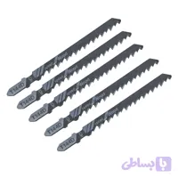 تیغ اره عمودبر چوب بوش مدل 01 کد 144 مجموعه 5 عددی