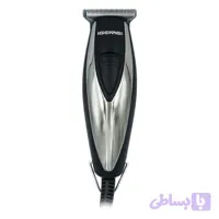 ماشین اصلاح موی سر و صورت جیمی مدل GM-830 با تیغه استیل ضد زنگ، برش مستقیم، قابلیت تنظیم سرعت، 7 شانه اصلاح از 0.2 تا 9 میلی‌متر، وزن 200 گرم و منبع تغذیه برق با آداپتور