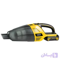 جارو شارژی دستی کنزاکس مدل KVC-118 با باتری لیتیوم 18 ولت، توان مکش 1500 وات، فیلتر نانو قابل شستشو، سیستم تخلیه آسان مخزن، بدنه ضد خش ABS و پایه شارژ سریع