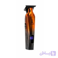 ماشین اصلاح موی صورت شارژی پرو وکس مدل VX-6100 با تیغه استیل ضد زنگ، قابلیت تنظیم سرعت، نمایشگر میزان شارژ، طراحی ارگونومیک، باتری قابل شارژ، پورت تایپ سی، همراه با سری یدک، روغن، برس تمیزکننده و شانه
