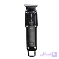 ماشین اصلاح موی سر و صورت حجم زن شارژی سیکن مدل seeken142 با تیغه استیل ضد زنگ، نمایشگر میزان شارژ و طراحی بدنه ارگونومیک