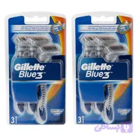 خود تراش ‏ژیلت مدل Blue 3 بسته 6 عددی