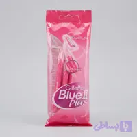 تیغ اصلاح ژیلت مدل بلوتو پلاس BlueII Plus بسته ۵ عددی (زنانه)