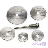 تیغ فرز انگشتی مدل DCGJ مجموعه 6 عددی
