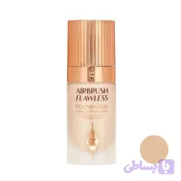کرم پودر مایع SPF0 شارلوت تیلبری مدل Air Brush neutral شماره 2 مناسب برای انواع پوست حجم 30 میلی لیتر