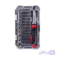 مجموعه 63 عددی پیچ گوشتی جغجغه ای و سری بکس مدل RH-2716