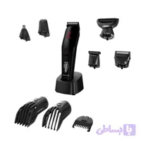 ماشین اصلاح موی صورت و بدن شارژی گروندیگ مدل MGK 9030 PRO Version 2025 با تیغه‌های تیتانیوم و خودتیز شونده، باتری 2000 میلی‌آمپر، سنسور تنظیم خودکار قدرت، قابلیت استفاده خشک و مرطوب، ضدآب و قفل ایمنی