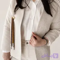 کت مجلسی ژاکارد زنانه مدل ریسه (کد QFFZQ)