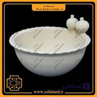 کاسه سفالی طرح انار سفالند