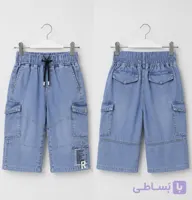 شلوارک اسپرت از بغل جیب دار برند tip top کد۱۰۵۳