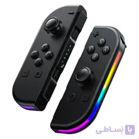 دسته بازی بی‌سیم Rotacess مناسب Nintendo Switch با نور RGB برند Rotacess مدل CGC-L/R