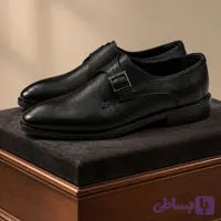 کفش پادور | کفش تمام چرم کلاسیک تک سگک کد 1003