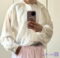 شومیز شیشه ای زنانه مدل شاپرک