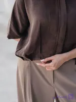شومیز زنانه قاپک مخفی
